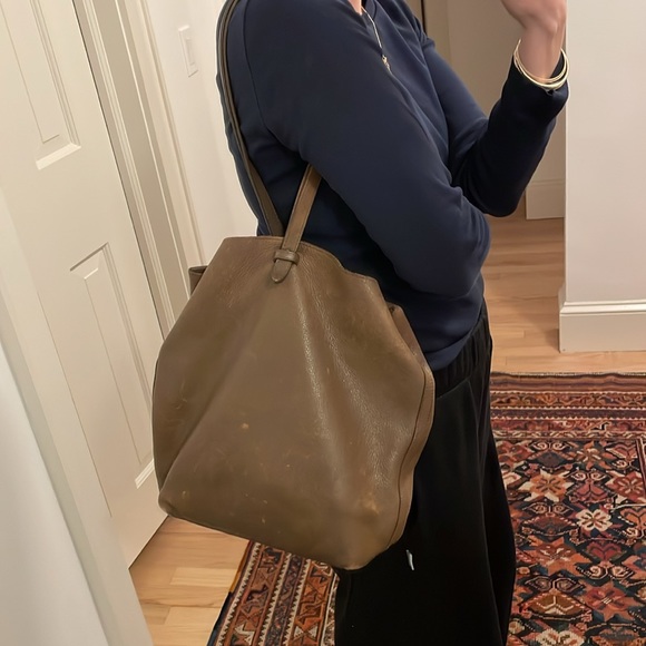 Lotuff Leather Sling Backpack in Clay - Picture 9 of 10